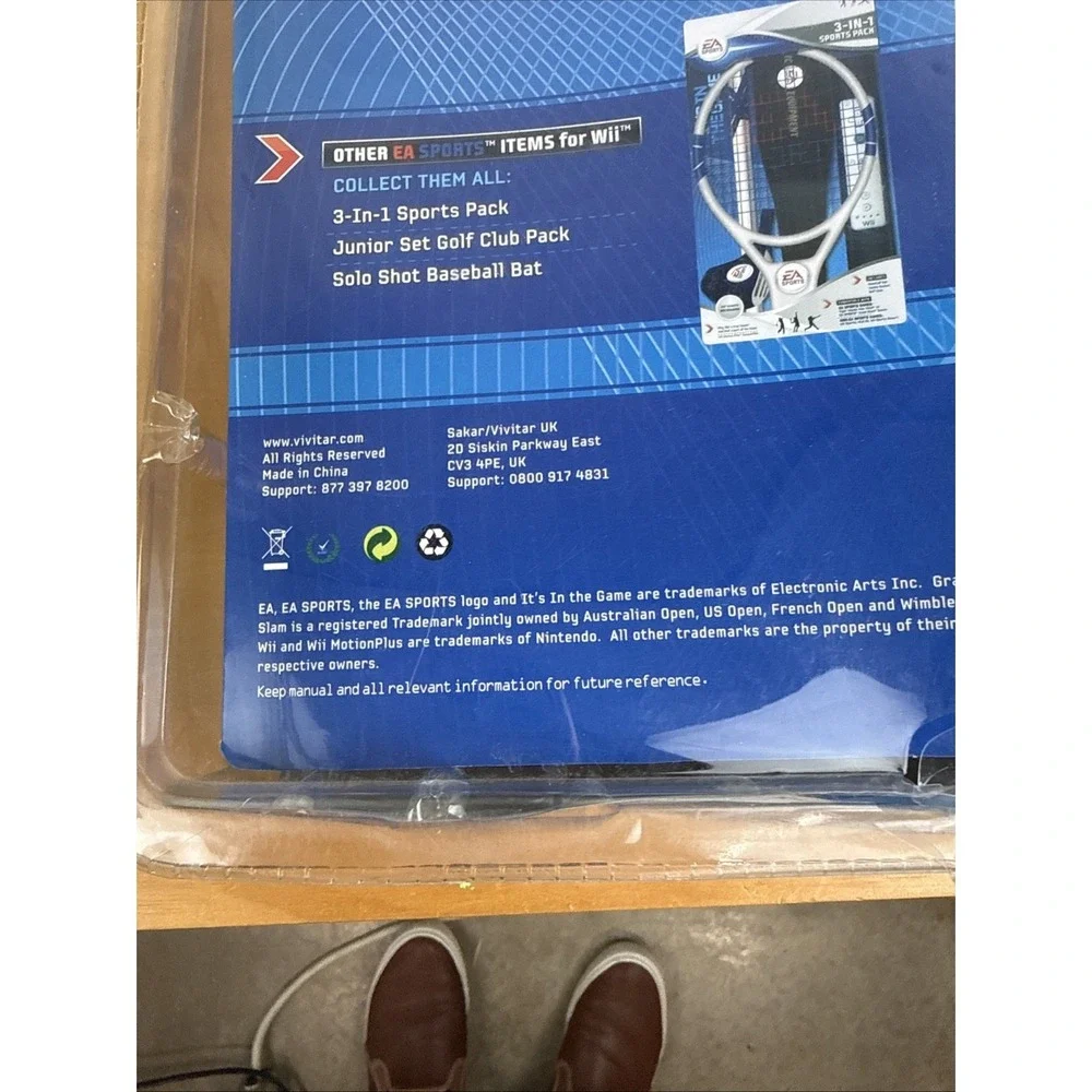 EA Sports Single Pack Pro Tennis Racket -Sealed But Old Packaging 2010 Wii